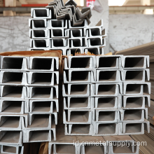SS400 Baja Saluran Struktural Karbon Hot-Gulung